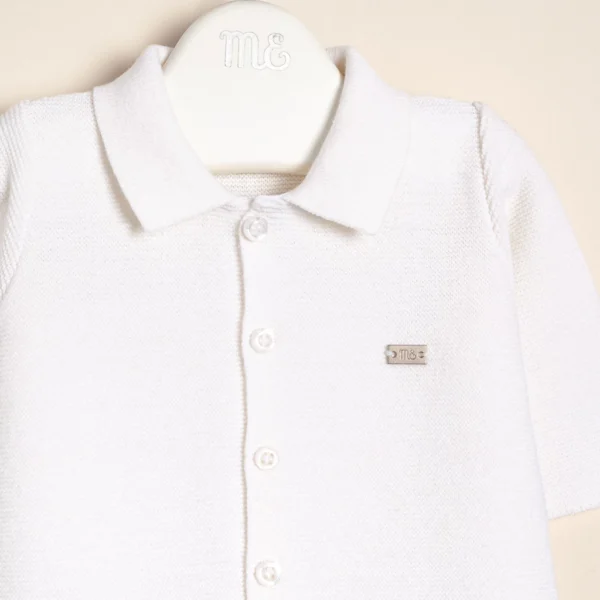 Enterito de Santa Clara abierto adelante con cuello polo Alessandro