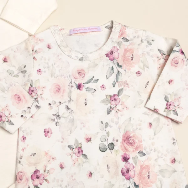 Pack de 2 enteritos, estampado y crudo