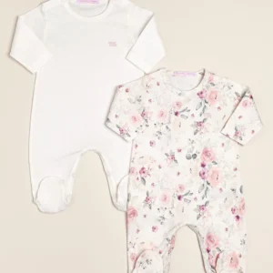 Pack de 2 enteritos, estampado y crudo