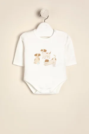 Body de interlock PIMA estampado Puppy
